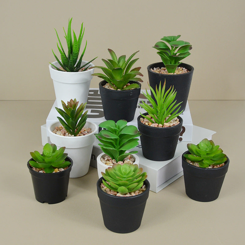 Simulated Green Bonsai Plant