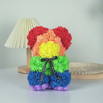 25cm Rose Hug Bear Valentine's Day Gift