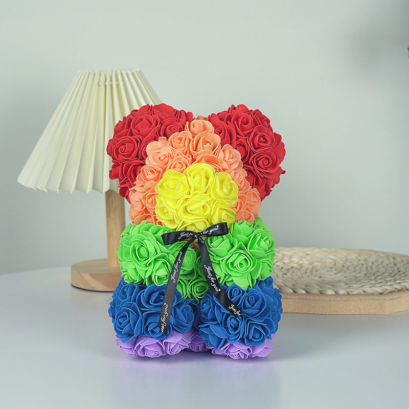 25cm Rose Hug Bear Valentine's Day Gift