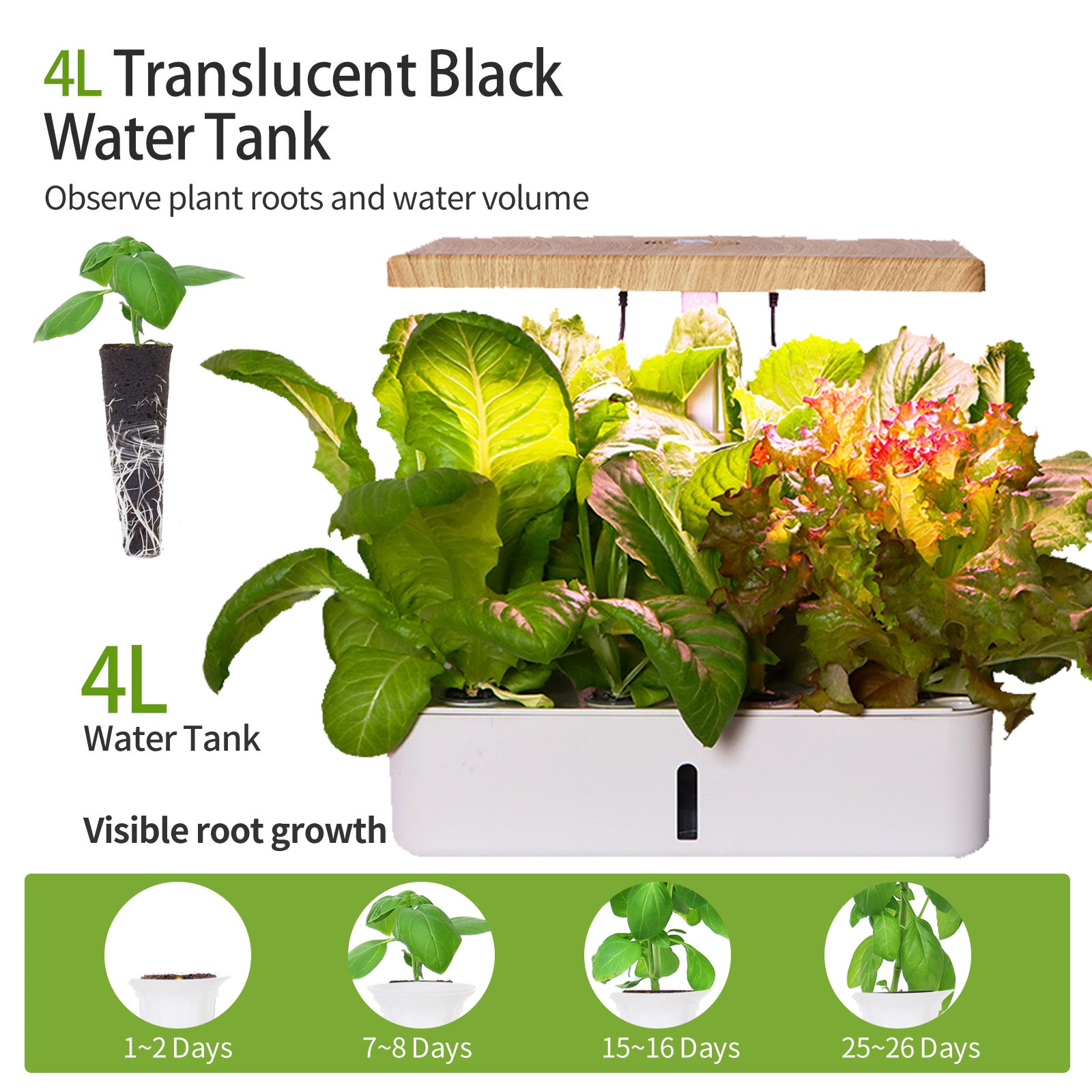 Smart Hydroponic Vegetable and Flower Planter