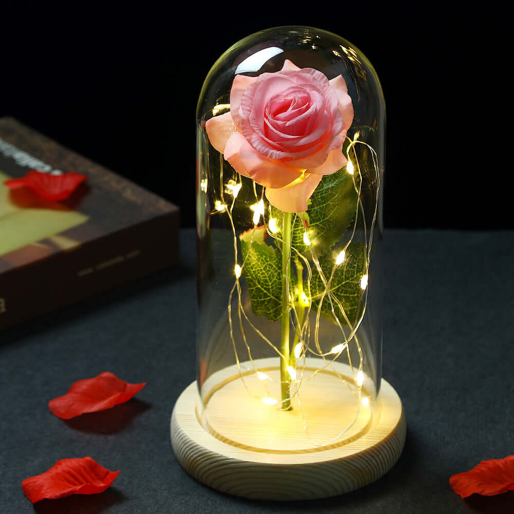 Romantic Rose Lamp – LED Flower Light Gift for Her