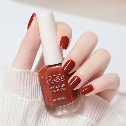New whitening tearable water-based nail polish odorless no baking quick drying