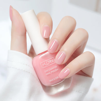 New whitening tearable water-based nail polish odorless no baking quick drying