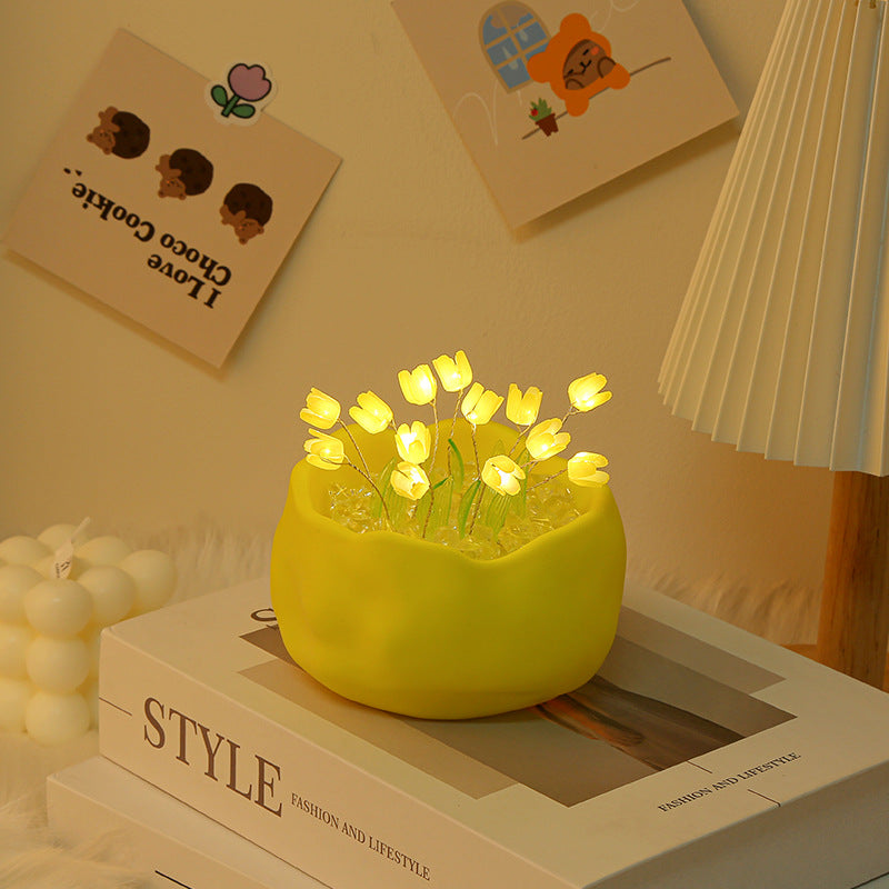 Celebrity Tulip Night Light LED Bedroom Sleep Light