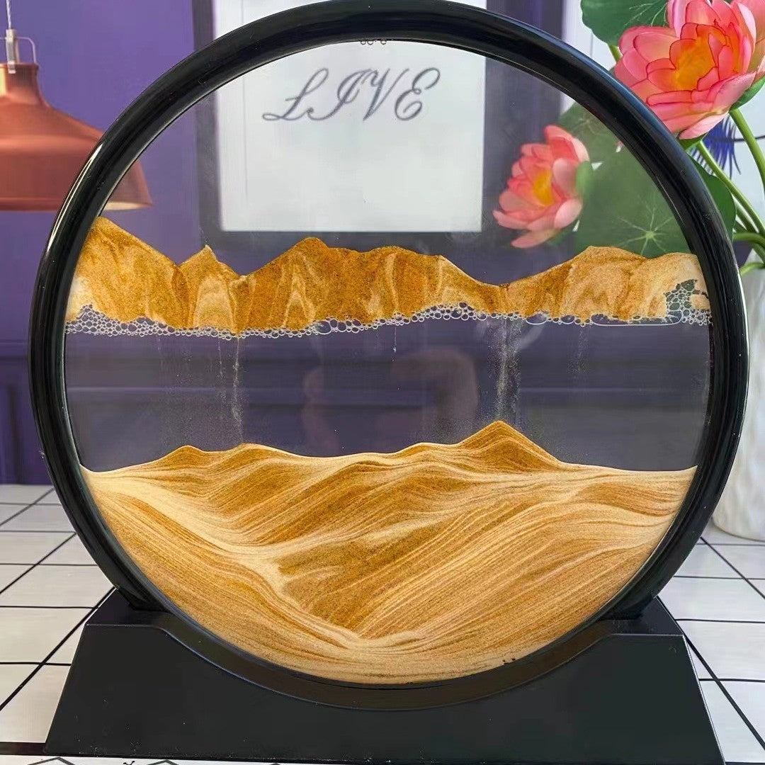 Creative hourglass ornaments liquid decompression quicksand painting