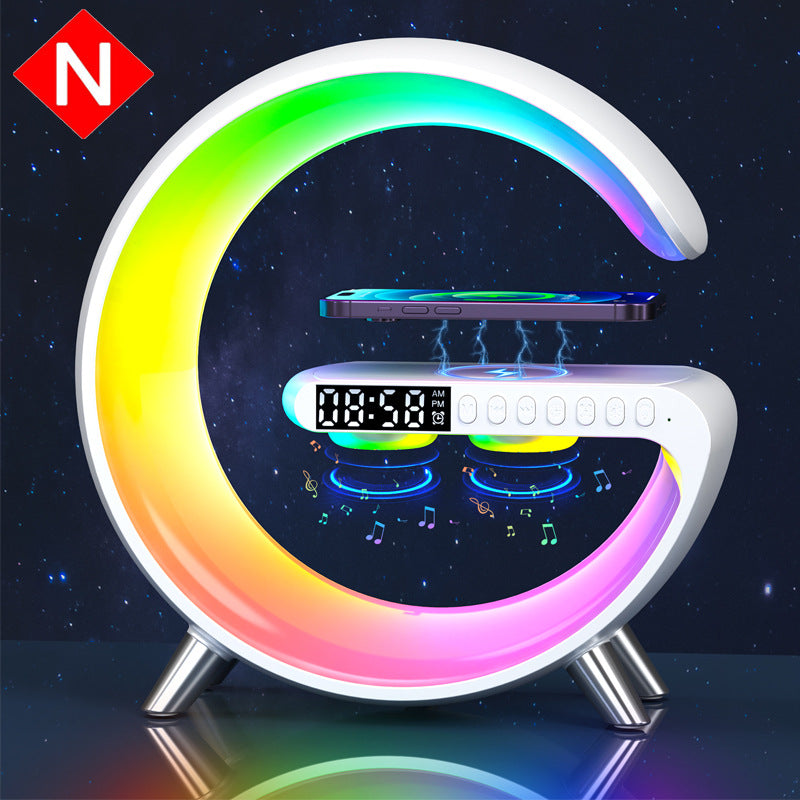 Explosive Smart Bluetooth Speaker Atmosphere Light Sunrise Wake-Up Light Music Rhythm Atmosphere Light