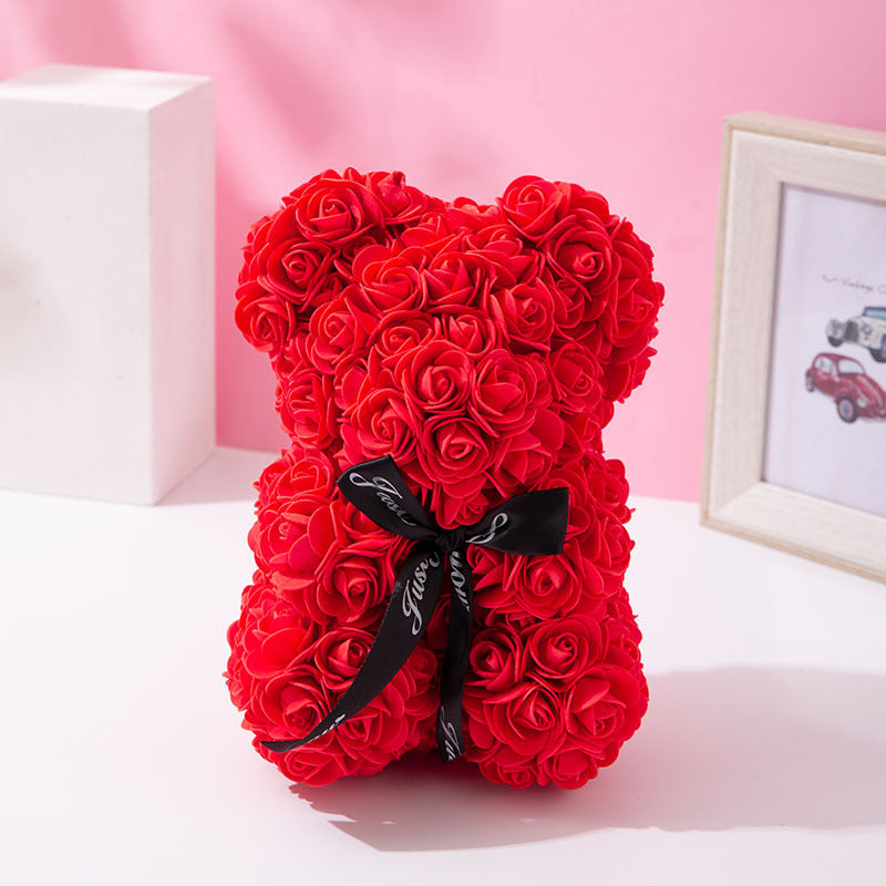 25cm Rose Hug Bear Valentine's Day Gift