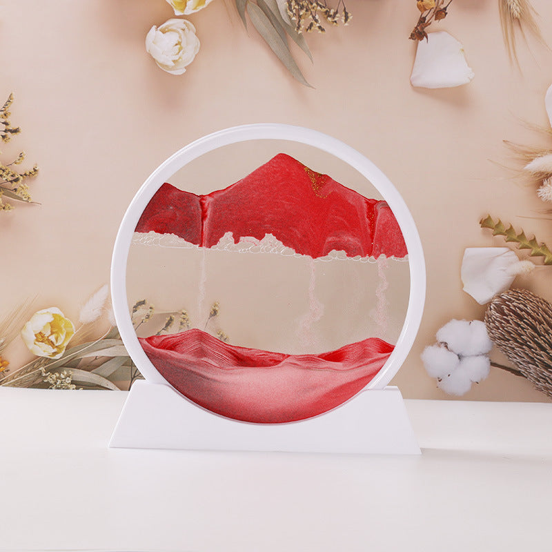 Creative hourglass ornaments liquid decompression quicksand painting