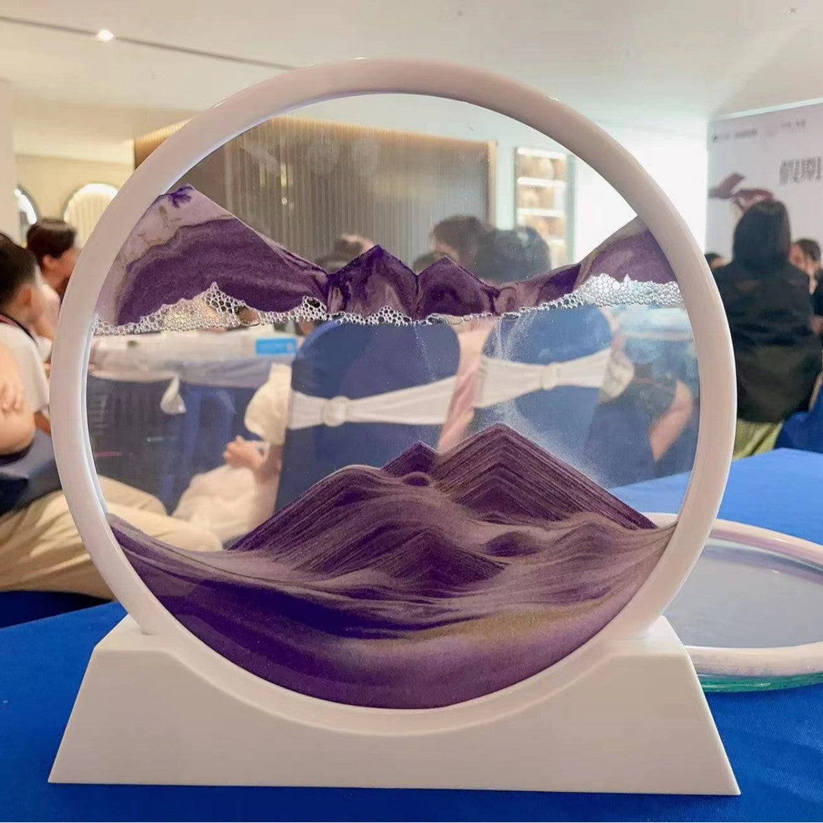 Creative hourglass ornaments liquid decompression quicksand painting
