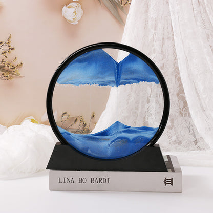 Creative hourglass ornaments liquid decompression quicksand painting