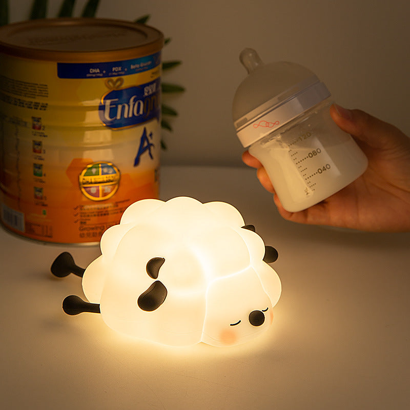 Cloud Silicone Night Light Pat Light Charging Desk Lamp Baby Special Night Light