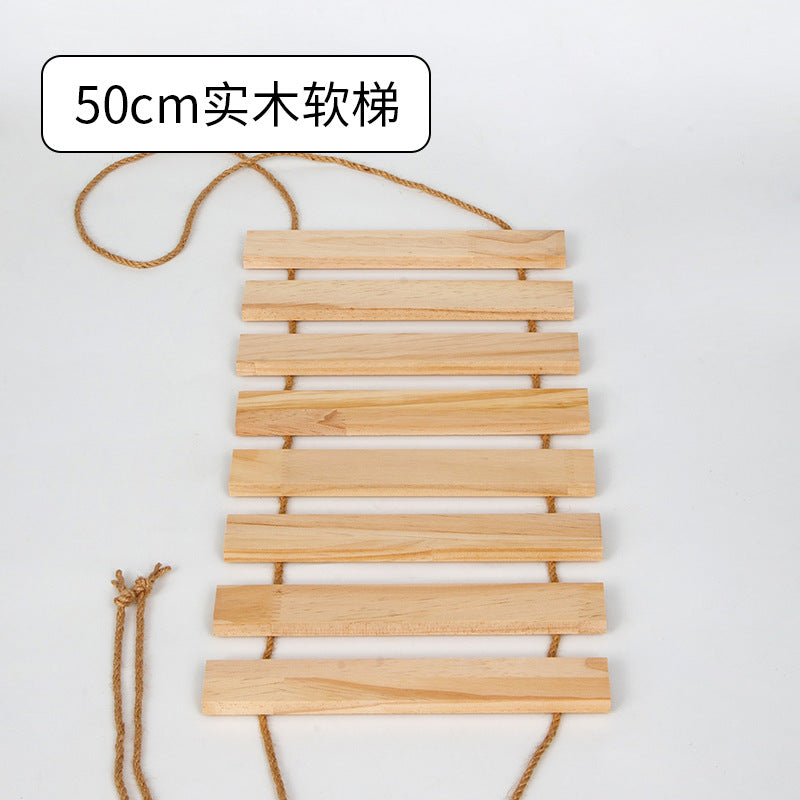 Cat Climbing Frame Wall Type Solid Wood Wall-Mounted Cat Climbing Frame Wall-Mounted Cat Nest Platform