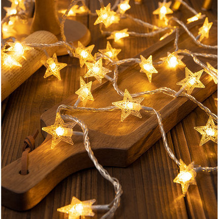 LED Star String Lights - Waterproof Christmas Camping Lights