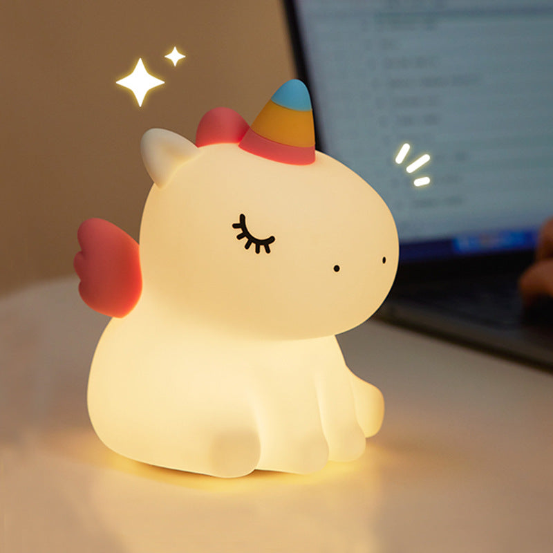 Cloud Silicone Night Light Pat Light Charging Desk Lamp Baby Special Night Light