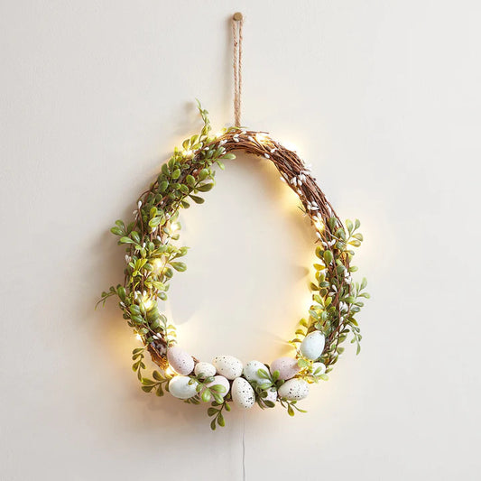 spring simulation flower wreath door hanging decoration