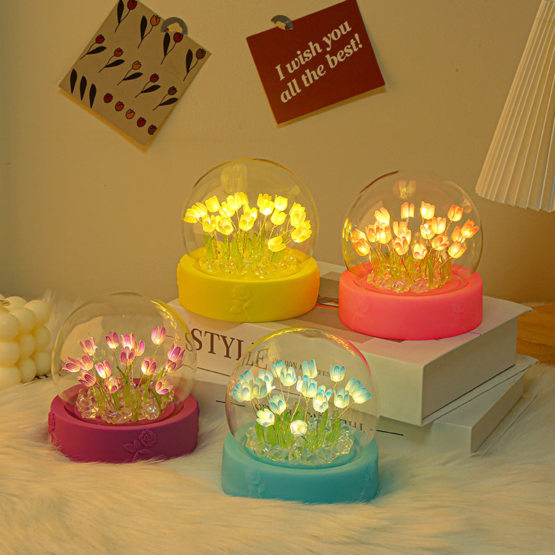 Celebrity Tulip Night Light LED Bedroom Sleep Light