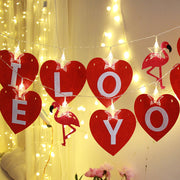 Bedroom Layout Proposal Light String Photo Wall Atmosphere Light