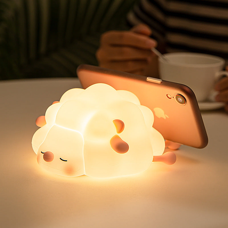 Cloud Silicone Night Light Pat Light Charging Desk Lamp Baby Special Night Light