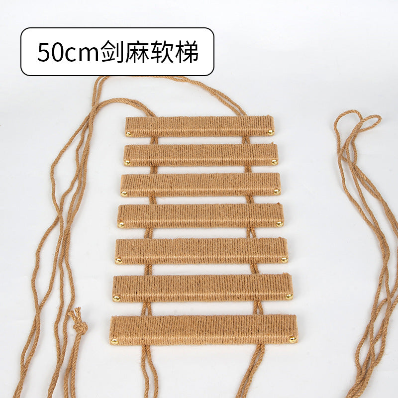 Cat Climbing Frame Wall Type Solid Wood Wall-Mounted Cat Climbing Frame Wall-Mounted Cat Nest Platform