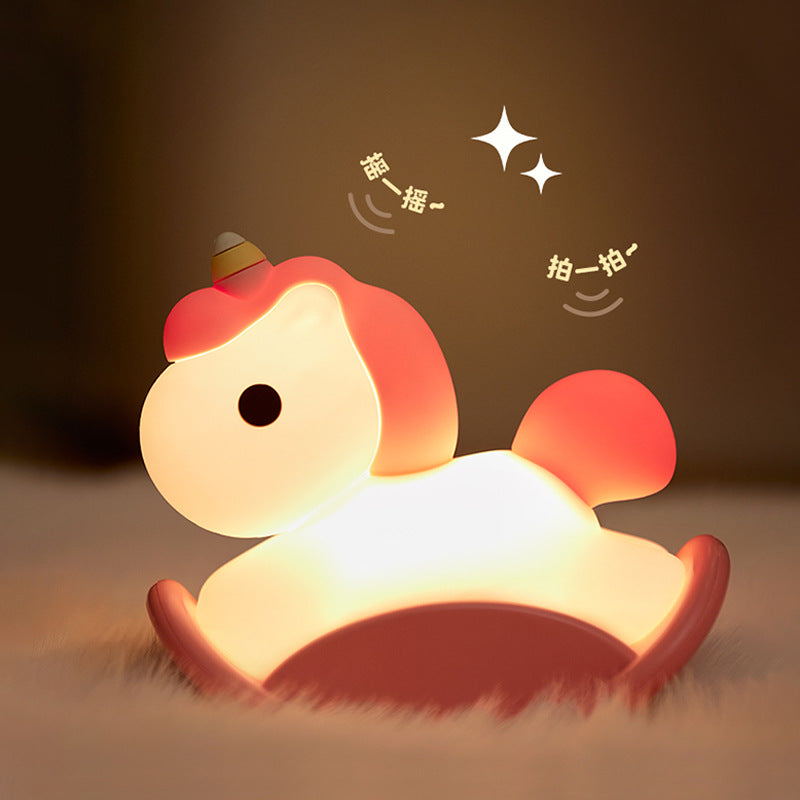 Cloud Silicone Night Light Pat Light Charging Desk Lamp Baby Special Night Light