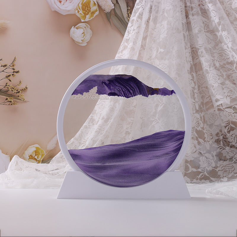 Creative hourglass ornaments liquid decompression quicksand painting