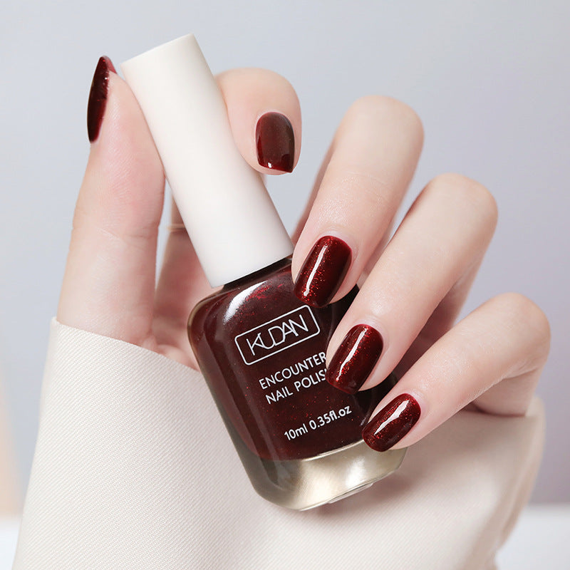 New whitening tearable water-based nail polish odorless no baking quick drying