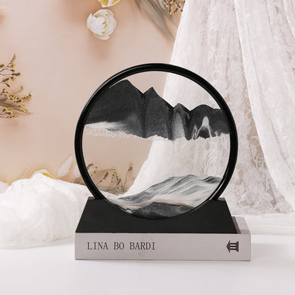 Creative hourglass ornaments liquid decompression quicksand painting