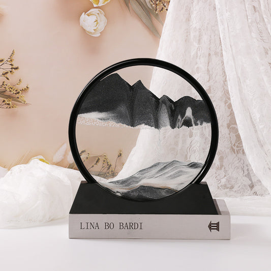 Creative hourglass ornaments liquid decompression quicksand painting