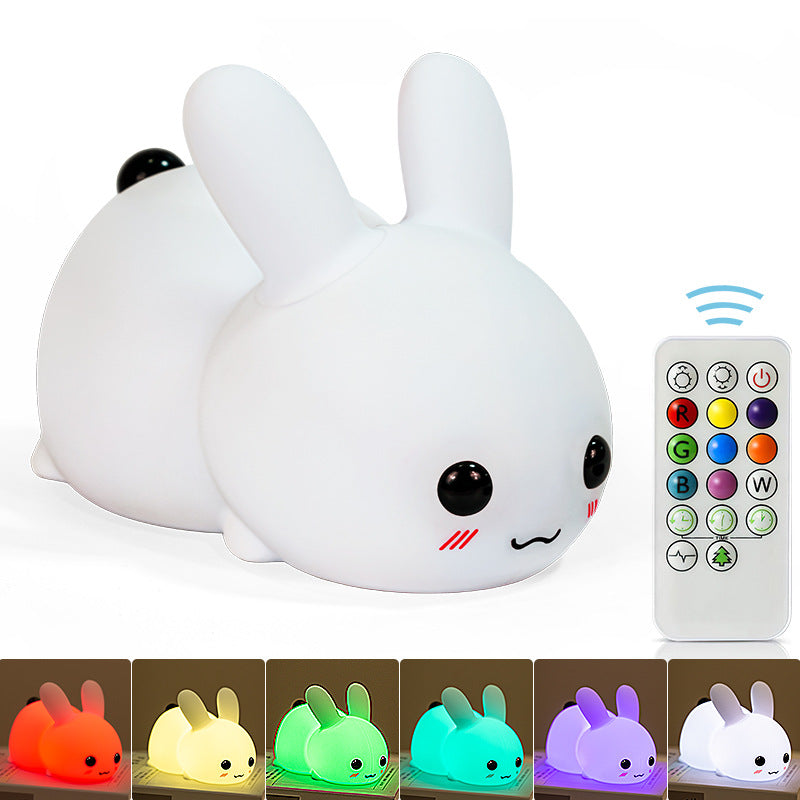 Silicone Jade Rabbit LED Night Light