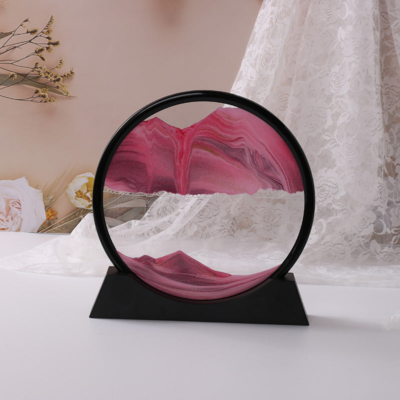 Creative hourglass ornaments liquid decompression quicksand painting