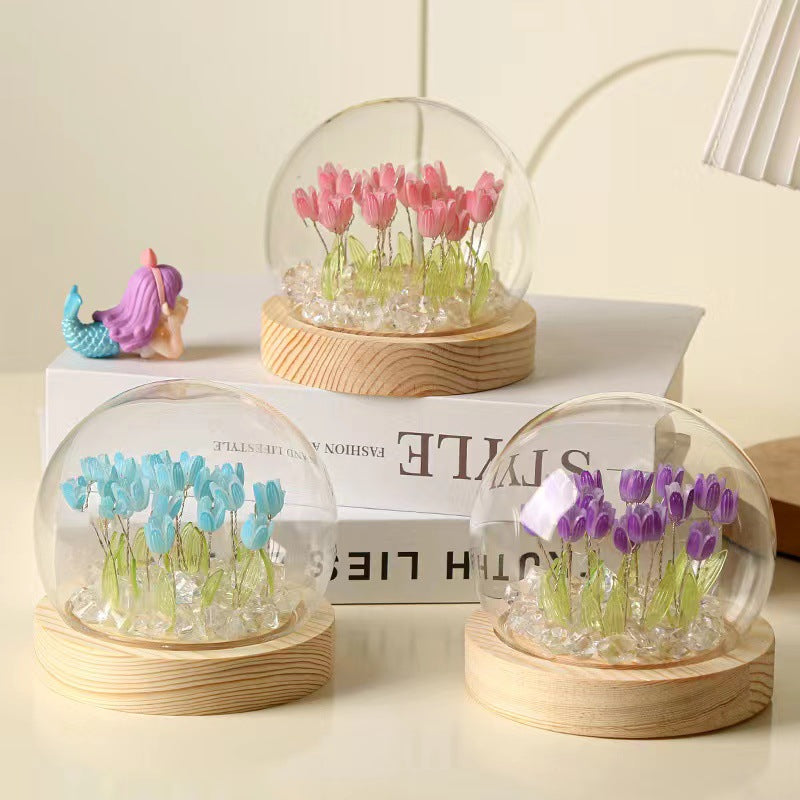 Celebrity Tulip Night Light LED Bedroom Sleep Light