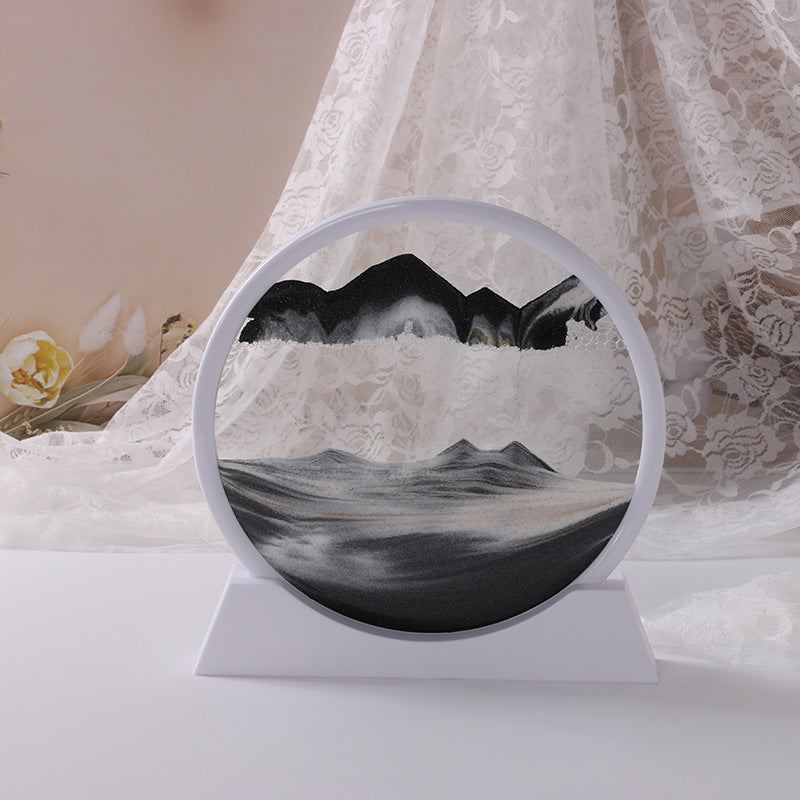 Creative hourglass ornaments liquid decompression quicksand painting
