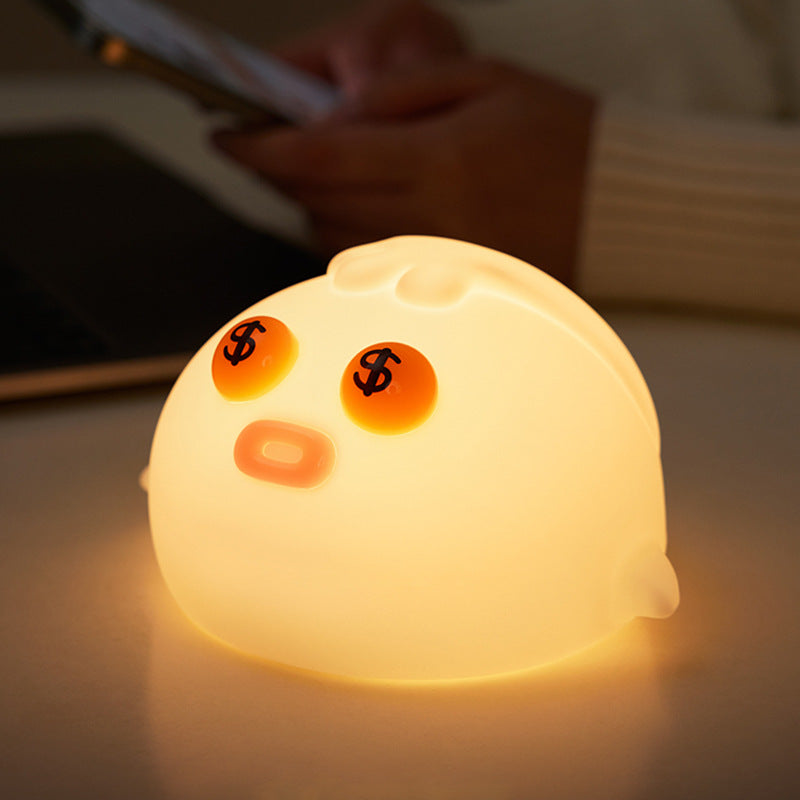 Cloud Silicone Night Light Pat Light Charging Desk Lamp Baby Special Night Light