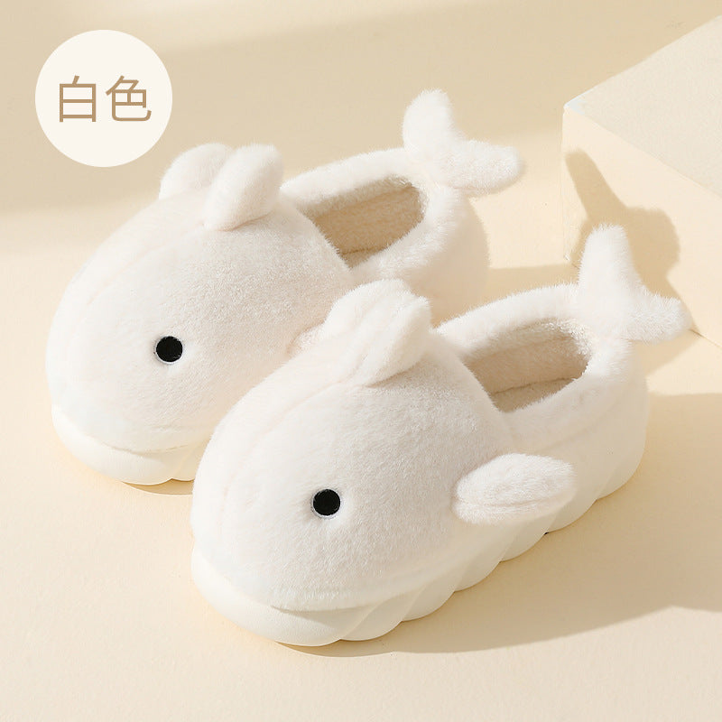 Winter Warm Indoor Men's Whale Shoes