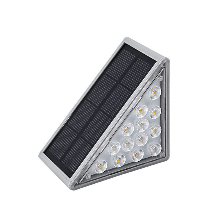 LED Solar Step Light, Light-Controlled Outdoor Stair Light, No Wiring Required