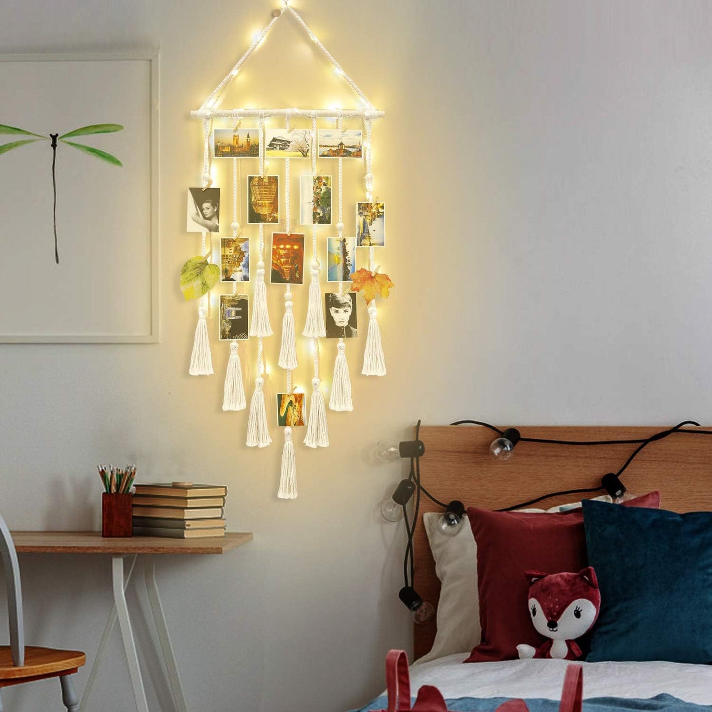 creative photo decoration braided cotton rope decoration storage ornaments