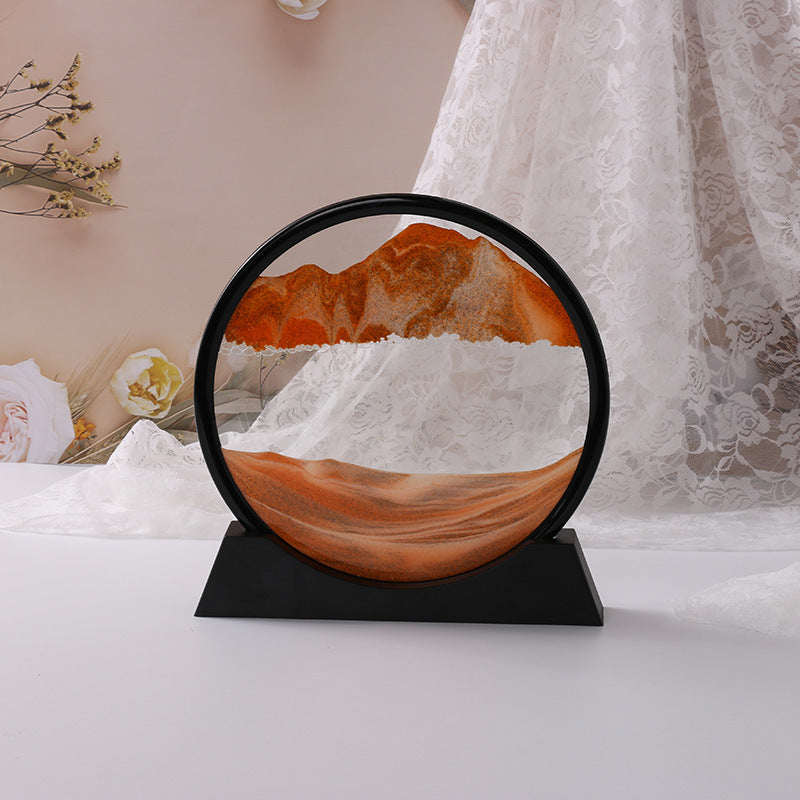 Creative hourglass ornaments liquid decompression quicksand painting