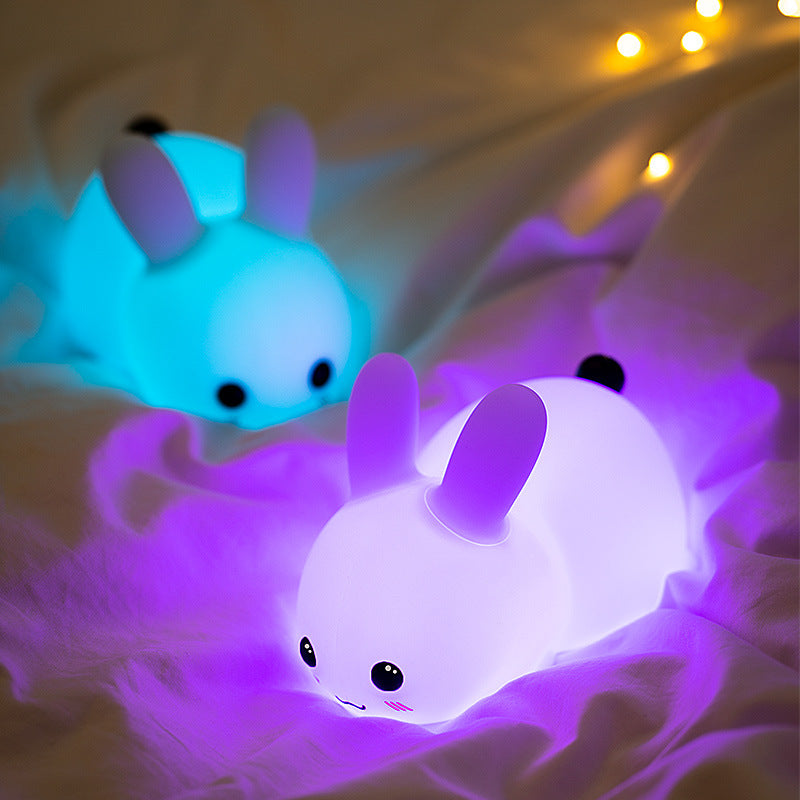Silicone Jade Rabbit LED Night Light