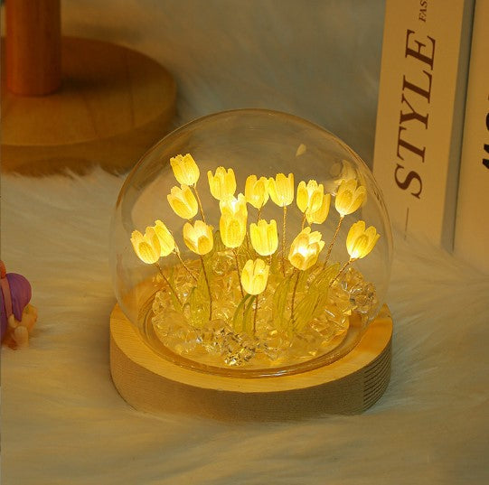 Celebrity Tulip Night Light LED Bedroom Sleep Light