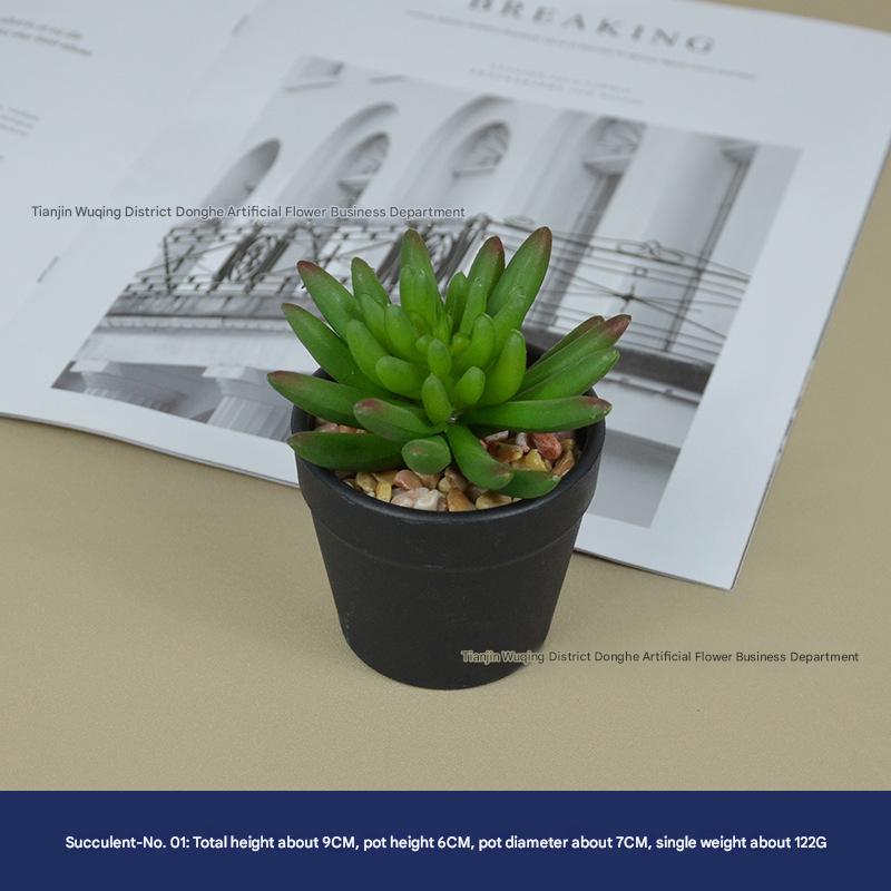 Simulated Green Bonsai Plant