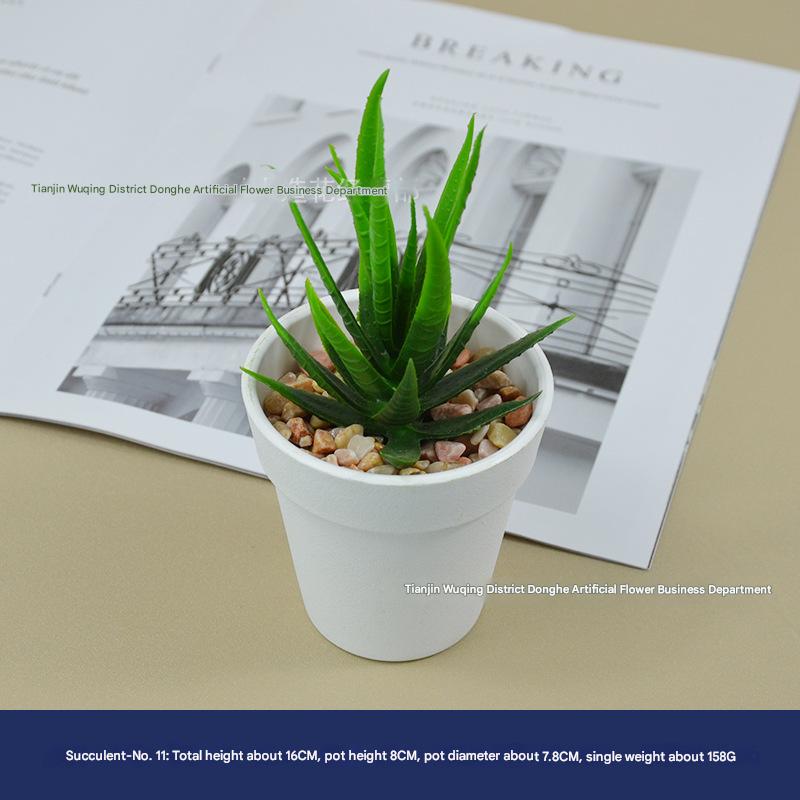 Simulated Green Bonsai Plant