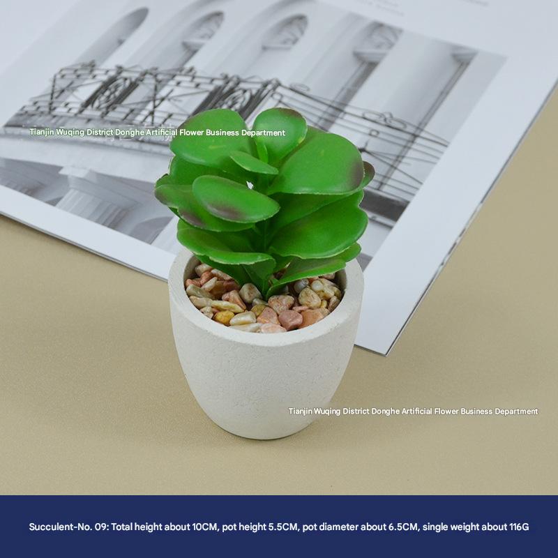 Simulated Green Bonsai Plant