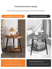 Light Wood Coffee Table for Small Living Rooms