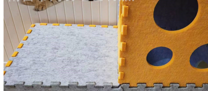 Modular felt cat tunnel house for indoor cats – cozy, foldable play structure for kittens and adult cats with hideout and tunnel features