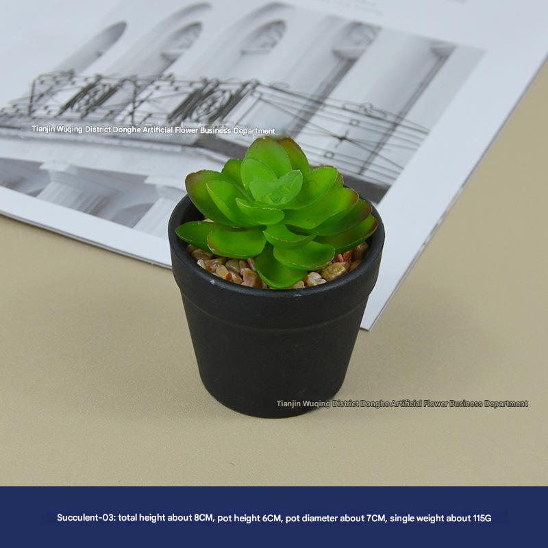 Simulated Green Bonsai Plant