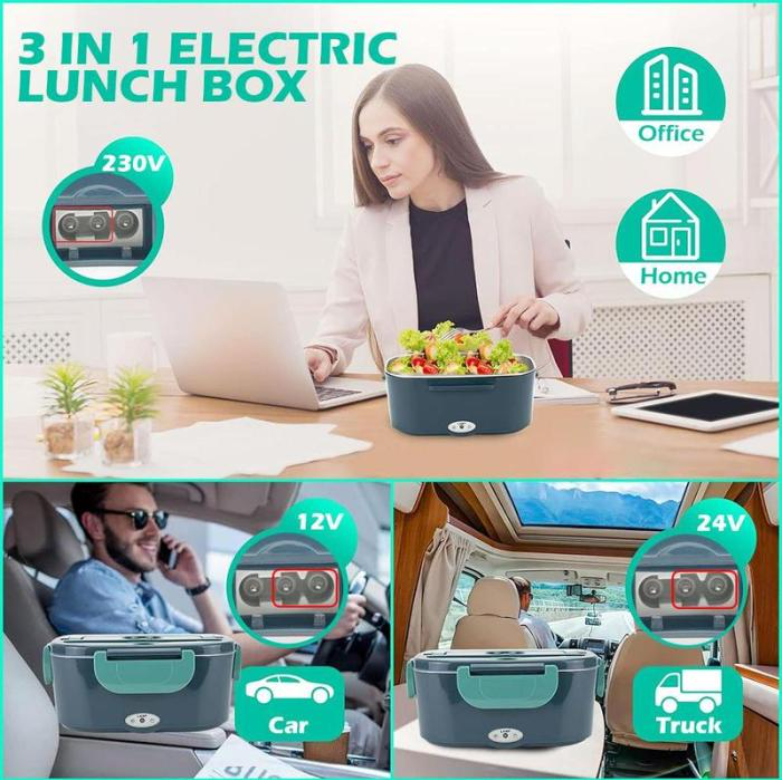 Electric Lunch Box 3 in 1