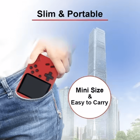 Mini Retro Gaming Console – Classic Games in Your Pocket